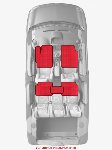 ЭВА коврики «Queen Lux» стандарт для Datsun AD