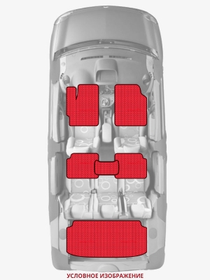 ЭВА коврики «Queen Lux» комплект для Hyundai Matrix