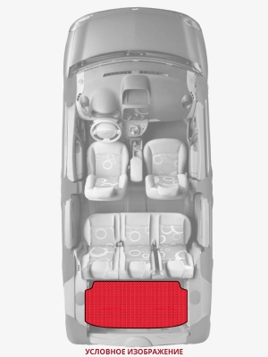 ЭВА коврики «Queen Lux» багажник для Daihatsu Atrai (S320G, S330G)
